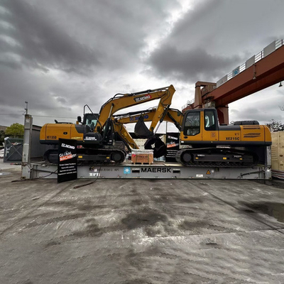 Vervoer van voertuigen en bouwmachines uit China